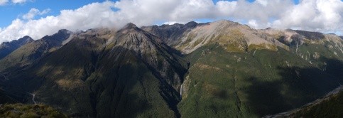 Arthur's Pass z Avalanche Peaku